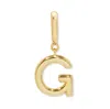 Evesaddiction Initial Hinge Charm - Gold / G In Gold