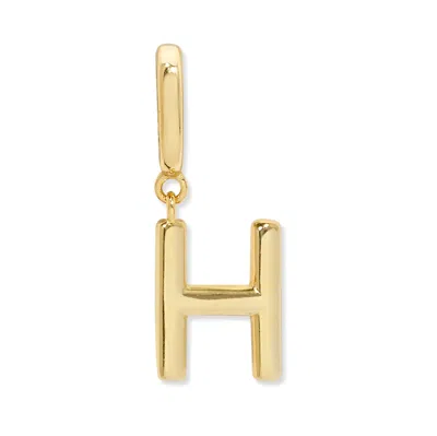 Evesaddiction Initial Hinge Charm - Gold / H
