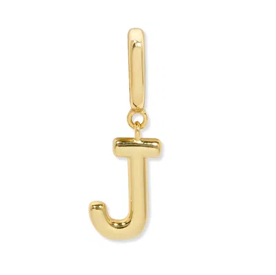 Evesaddiction Initial Hinge Charm - Gold / J