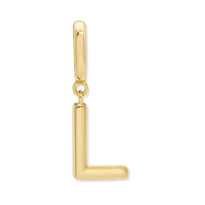 Evesaddiction Initial Hinge Charm - Gold / L
