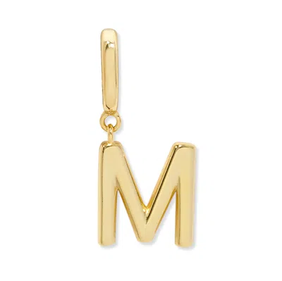 Evesaddiction Initial Hinge Charm - Gold / M