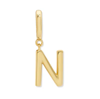 Evesaddiction Initial Hinge Charm - Gold / N