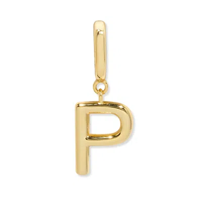 Evesaddiction Initial Hinge Charm - Gold / P