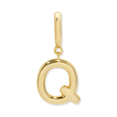 Evesaddiction Initial Hinge Charm - Gold / Q