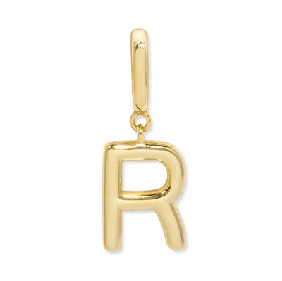 Evesaddiction Initial Hinge Charm - Gold / R