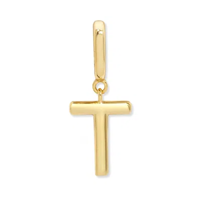 Evesaddiction Initial Hinge Charm - Gold / T