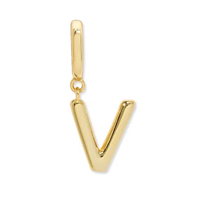 Evesaddiction Initial Hinge Charm - Gold / V