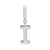 Evesaddiction Initial Hinge Charm - Silver / I In Gray