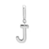 Evesaddiction Initial Hinge Charm - Silver / J In Gray