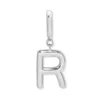 Evesaddiction Initial Hinge Charm - Silver / R In Metallic
