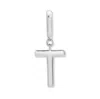 Evesaddiction Initial Hinge Charm - Silver / T In Metallic