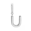 Evesaddiction Initial Hinge Charm - Silver / U