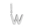 Evesaddiction Initial Hinge Charm - Silver / W In Metallic