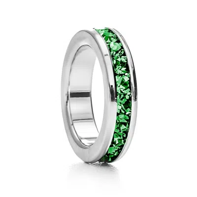 Evesaddiction May Birthstone Eternity Charm In Silver