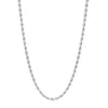 Evesaddiction Men's 4mm Rope Chain Necklace