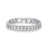 Evesaddiction Men's Cz Chain Bracelet In Metallic