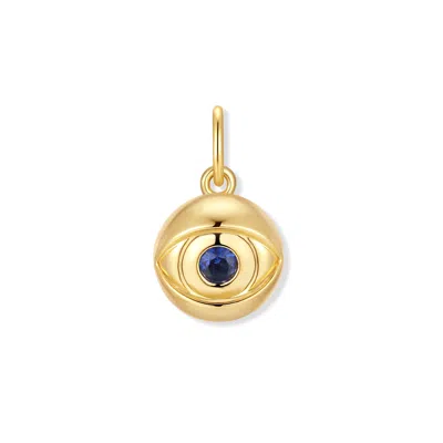Evesaddiction Men's Evil Eye Charm In Gold