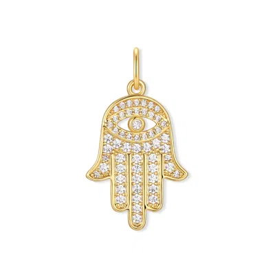 Evesaddiction Men's Hamsa Charm In Gold