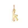 Evesaddiction Men's Initial Charm - Gold / K In Gold