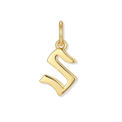 Evesaddiction Men's Initial Charm - Gold / S
