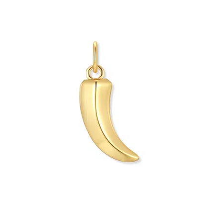 Evesaddiction Men's Italian Horn Charm In Gold