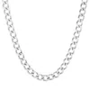 Evesaddiction Men's Stainless Steel Curb Chain Necklace In Metallic