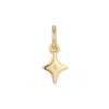 Evesaddiction Mini North Star Dangle Charm In Gold