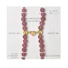 Evesaddiction Mommy And Daughter Heart To Heart Bracelet Set In Brown