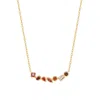 Evesaddiction Ombre Birthstone Necklace - Gold / January In Gold