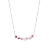 Evesaddiction Ombre Birthstone Necklace - Silver / July In Silver