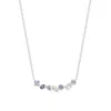 Evesaddiction Ombre Birthstone Necklace - Silver / June In Silver