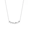 Evesaddiction Ombre Birthstone Necklace - Silver / March In Silver