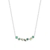 Evesaddiction Ombre Birthstone Necklace - Silver / May In Silver