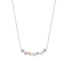 Evesaddiction Ombre Birthstone Necklace - Silver / October In Silver