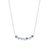 Evesaddiction Ombre Birthstone Necklace - Silver / September In Silver
