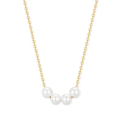 Evesaddiction Pearl Station Necklace - 4