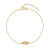 Evesaddiction Peas In A Pod Bracelet - Gold / 2 In Gold