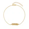 Evesaddiction Peas In A Pod Bracelet - Gold / 4 In Gold