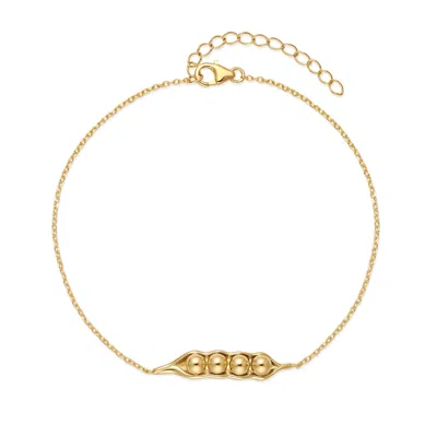Evesaddiction Peas In A Pod Bracelet - Gold / 4