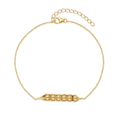 Evesaddiction Peas In A Pod Bracelet - Gold / 6