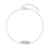 Evesaddiction Peas In A Pod Bracelet - Silver / 3 In Metallic