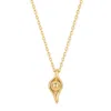 Evesaddiction Peas In A Pod Necklace - Gold / 1 In Gold