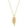 Evesaddiction Peas In A Pod Necklace - Gold / 2 In Gold