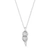 Evesaddiction Peas In A Pod Necklace - Silver / 2 In Silver