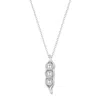 Evesaddiction Peas In A Pod Necklace - Silver / 3 In Silver