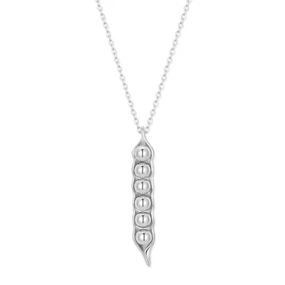 Evesaddiction Peas In A Pod Necklace - Silver / 6