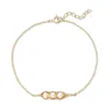 Evesaddiction Peas In A Pod Pearl Bracelet - Gold / 3 In Gold