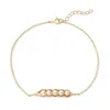 Evesaddiction Peas In A Pod Pearl Bracelet - Gold / 5 In Gold