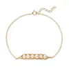Evesaddiction Peas In A Pod Pearl Bracelet - Gold / 6 In Gold