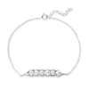 Evesaddiction Peas In A Pod Pearl Bracelet - Silver / 6 In Metallic